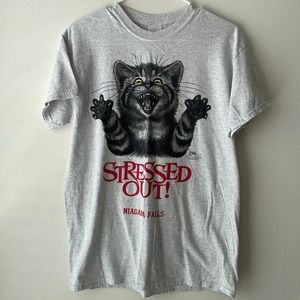 Stressed out Niagara falls vintage t shirt